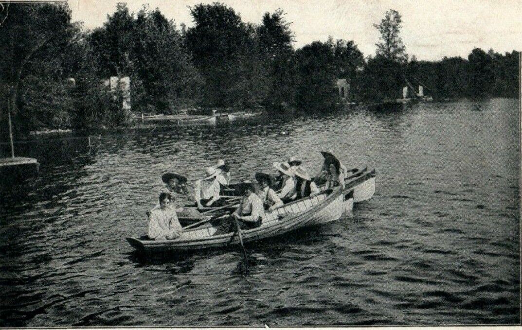 1901 Off Pleasant View Paw Paw Lake Michigan MI Coloma Postcard