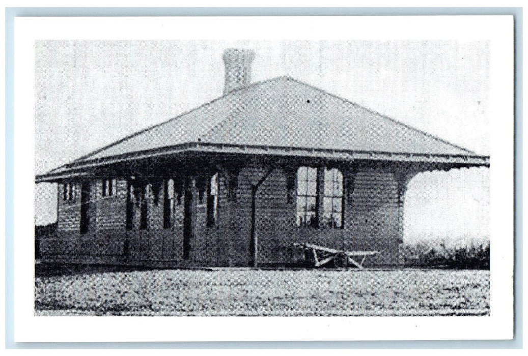 1896 The Erie Railroad Cherry Creek Depot New York NY Antique Postcard
