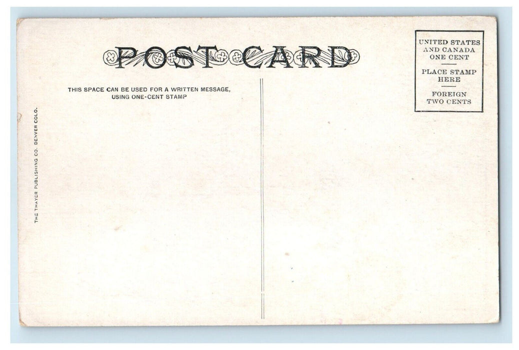 Las Animas Canon And Needle Mountains Colorado CO, Railroad Train Postcard