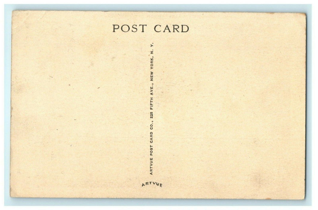 Carnegie Library Union City Indiana Artvue Vintage Antique Postcard