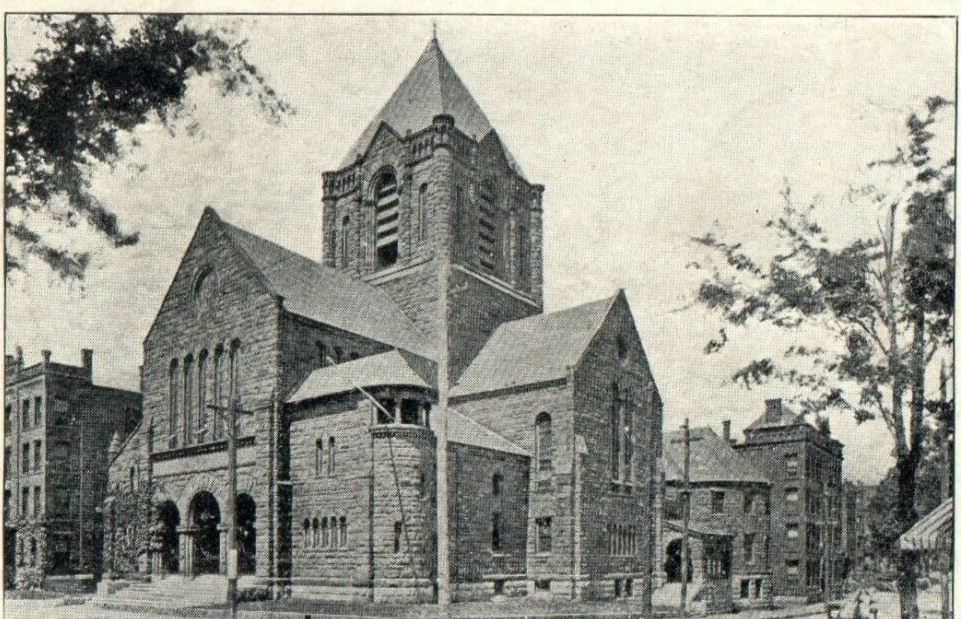 1906 The Old South Church Congregational Worcester Massachusetts MA Postcard