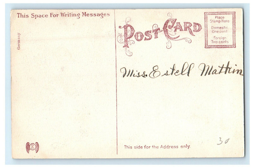 c1910s View of the M.E. Church Pana, Illinois IL Posted Antique Postcard