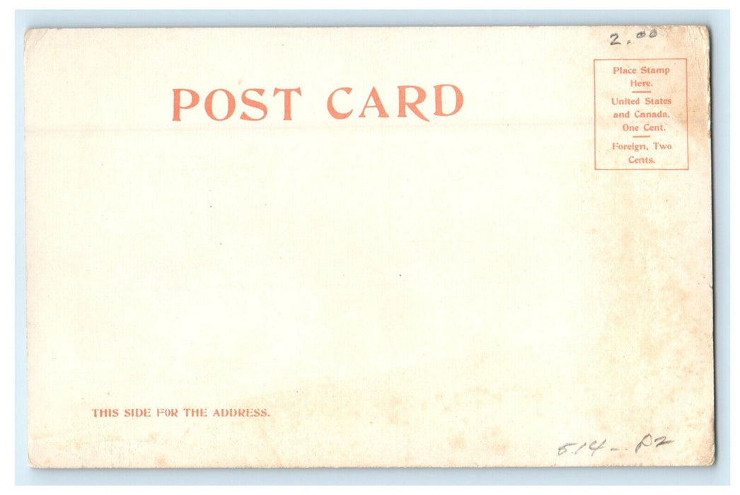 c1905s Christmas Afternoon, Santa Barbara California CA Unposted Postcard