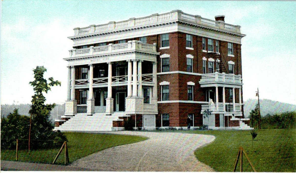 c1905s Masonic Home, Manchester New Hampshire NH Unposted Antique Postcard