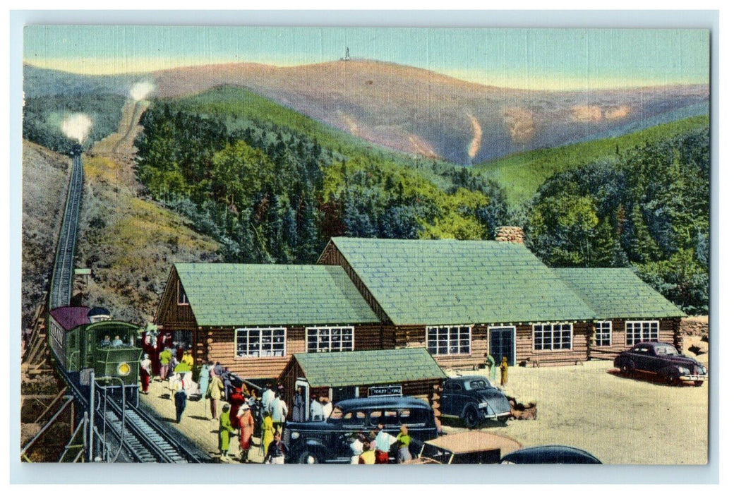 c1930s New Marshfield House Mt. Washington Cog Railway New Hampshire NH Postcard
