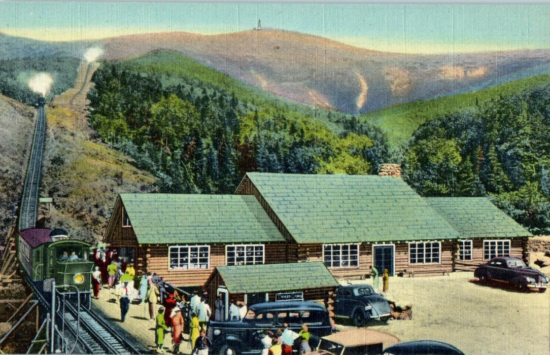 c1930s New Marshfield House Mt. Washington Cog Railway New Hampshire NH Postcard