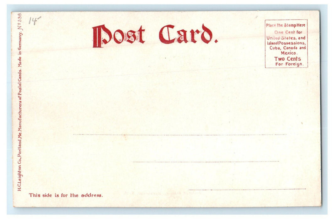 c1905s Railroad Station, Manchester New Hampshire NH Unposted Antique Postcard