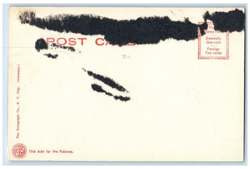 c1905 Samoset House Building Plymouth Massachusetts MA Rotograph Postcard
