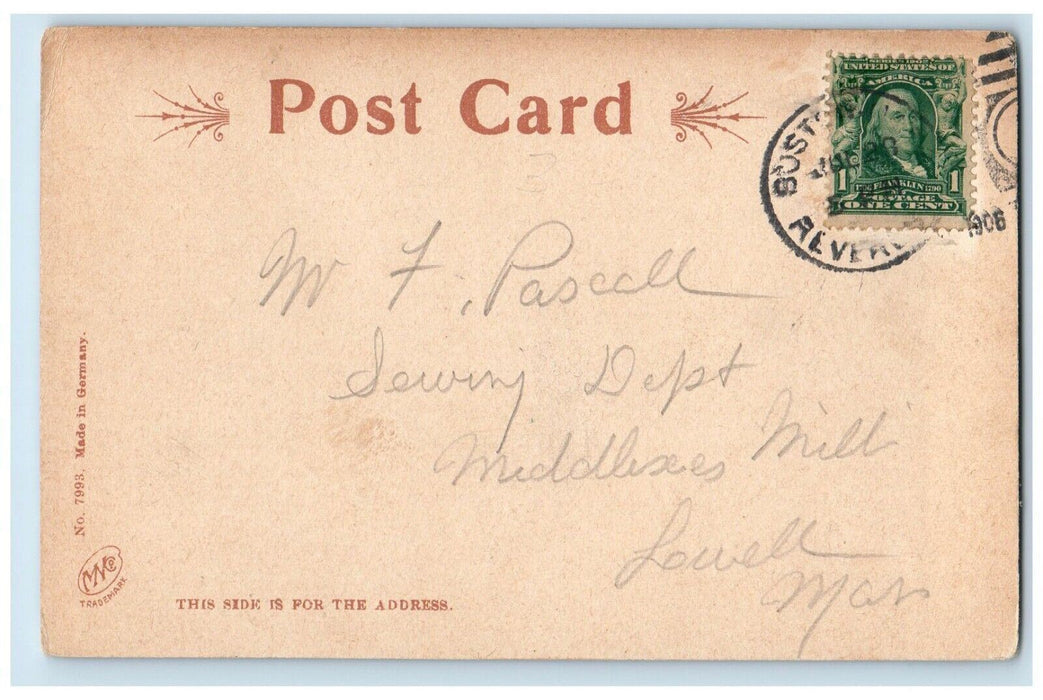 1906 Point Of Pines Near Revere Beach Massachusetts MA Posted Antique Postcard