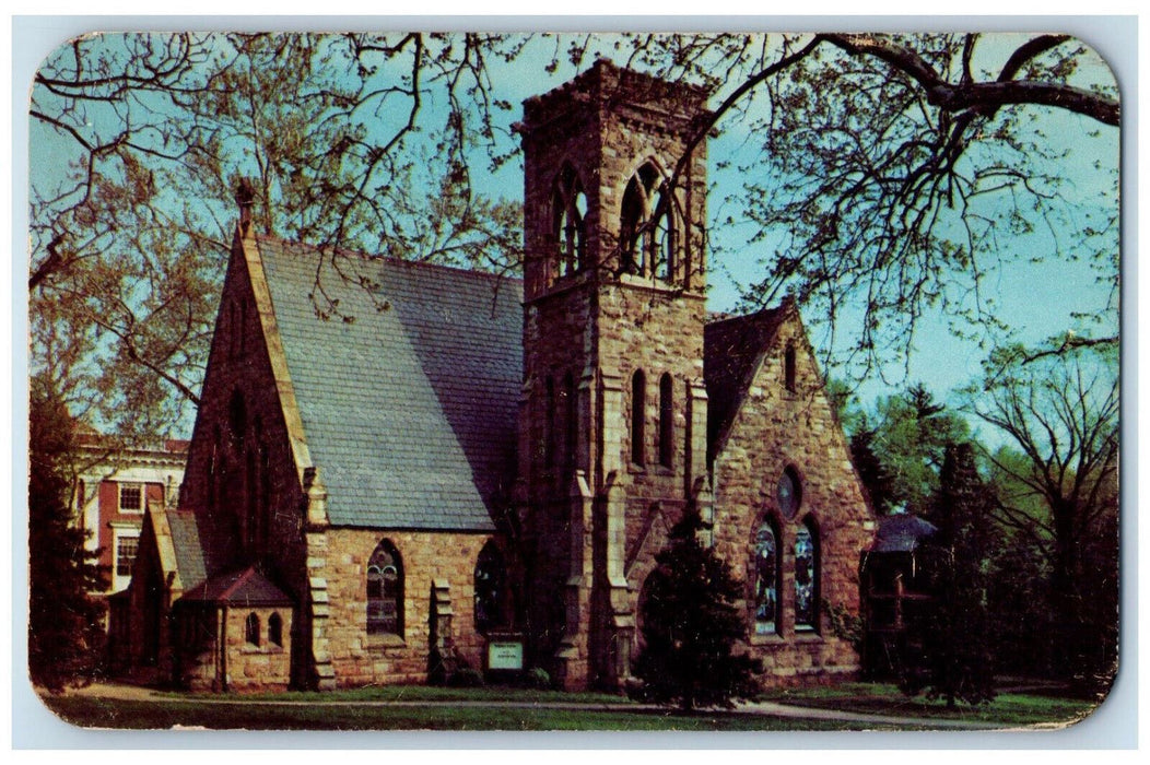 1952 Chapel, University of Virginia Charlottesville Virginia VA Postcard