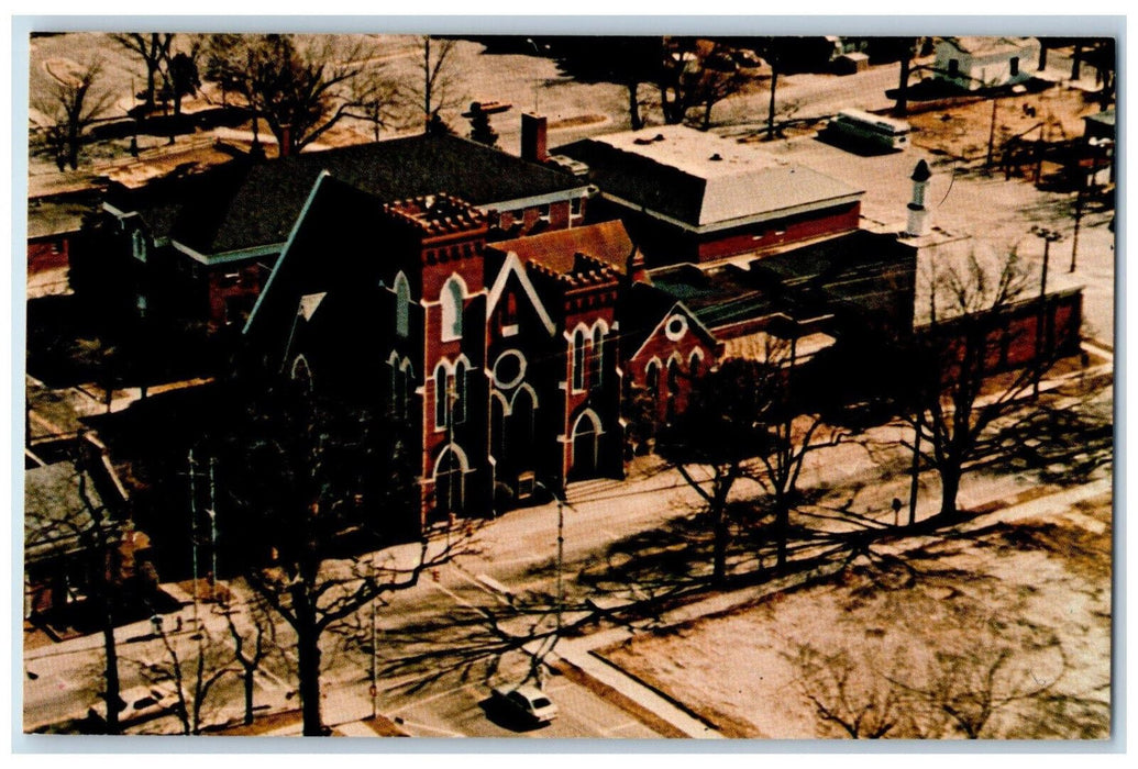 c1950's Saint Paul United Methodist Church, Goldsboro North Carolina NC Postcard