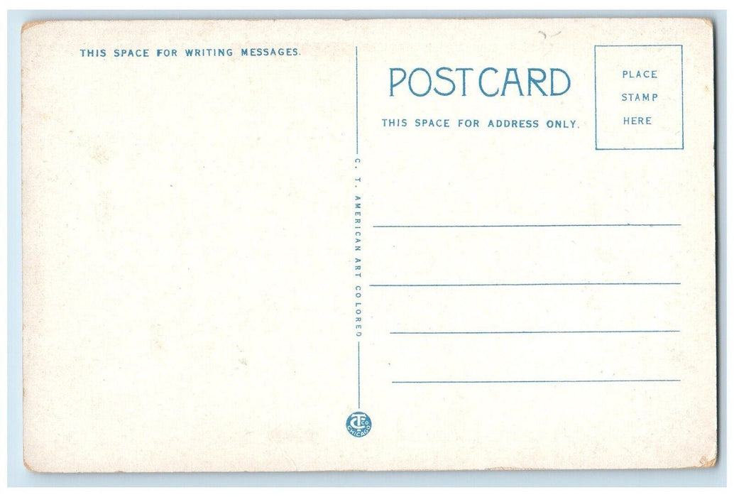 c1930's Hotel Kimball Building Cars Springfield Massachusetts MA Postcard