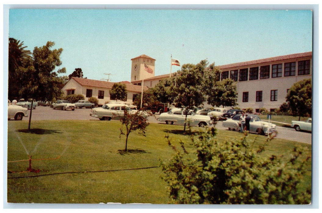 c1960's California Polytechnic School Admin Building San Luis Obispo CA Postcard