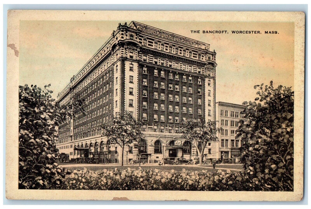 c1910's The Bancroft Worcester Massachusetts MA Unposted Antique Postcard