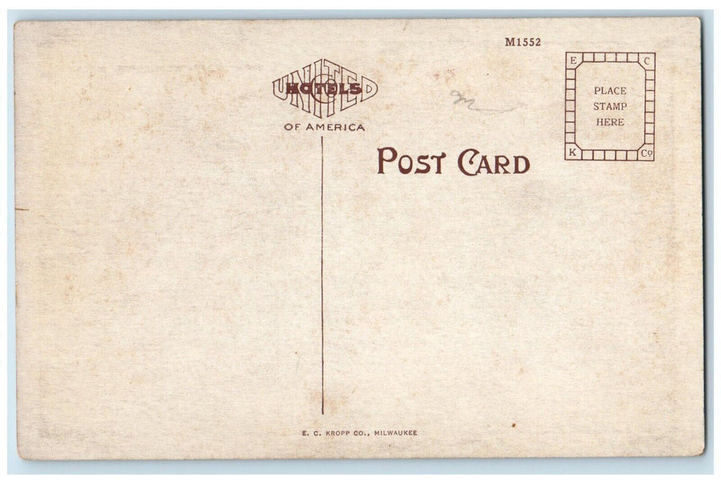 c1910's The Bancroft Worcester Massachusetts MA Unposted Antique Postcard