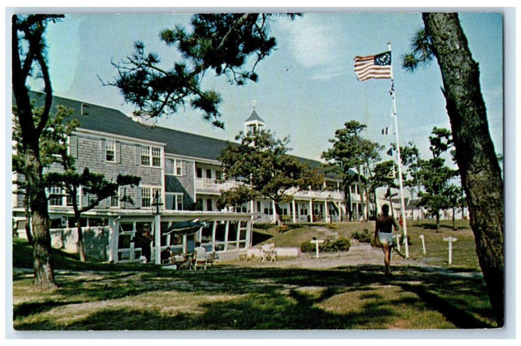 The Yachtsman Modern Hotel On The Bay Hyannis Massachusetts MA Vintage Postcard