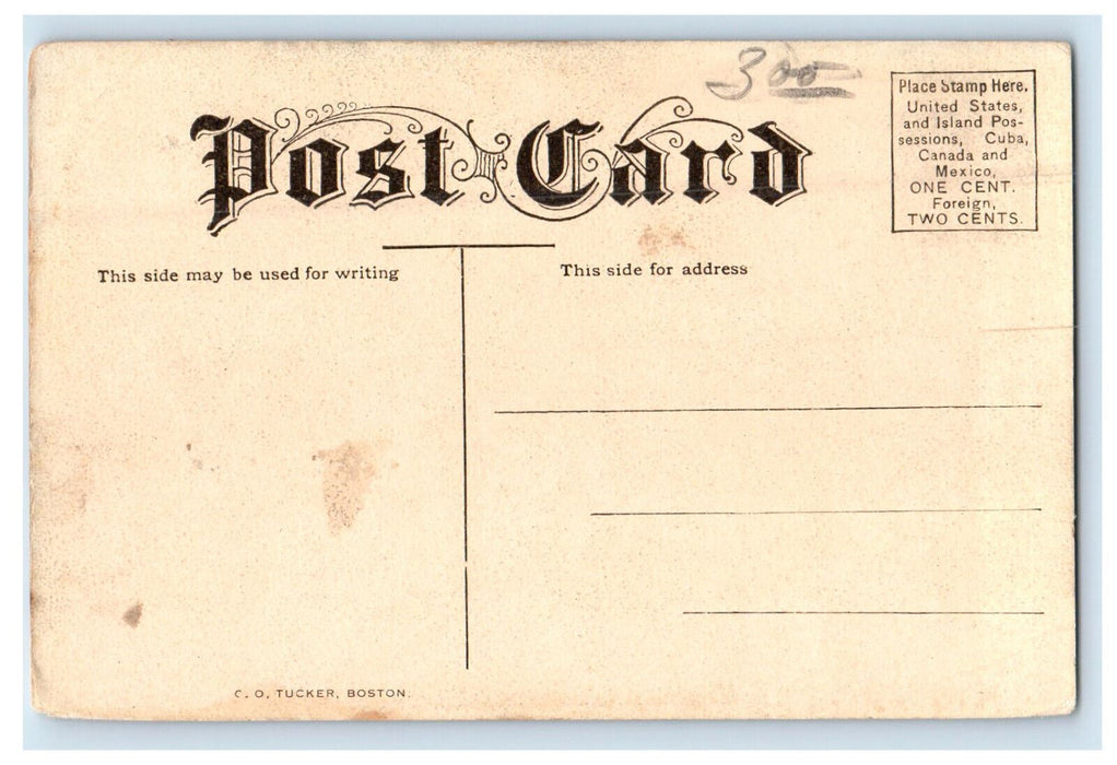 c1910 The Grammar School Pepperell Massachusetts MA Unposted Postcard