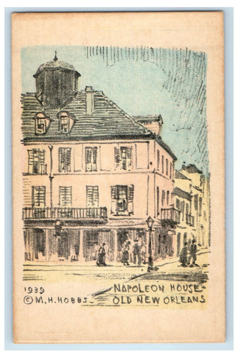 1939 Napoleon House Old New Orleans Louisiana LA Harmanson Postcard