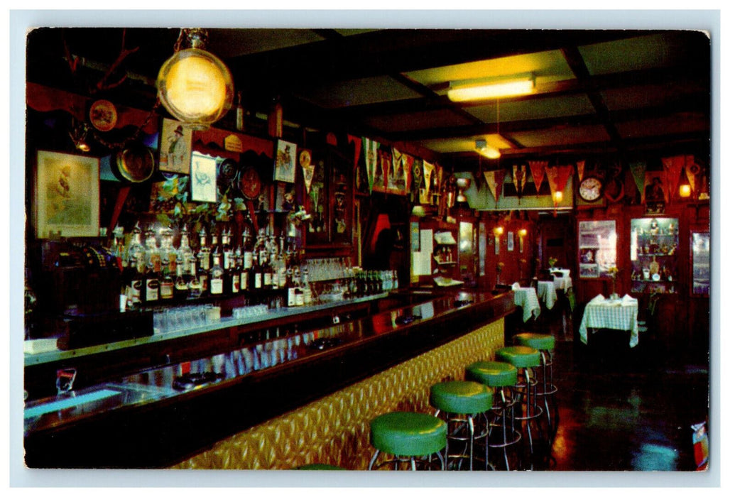 c1960s Foresters Rendezvous Restaurant and Bar 84th Street New York NY Postcard