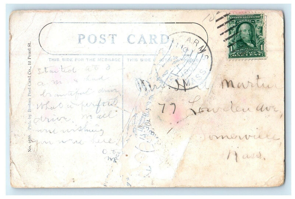 1907 Sacred Heart Roman Catholic Church Manchester Massachusetts MA Postcard