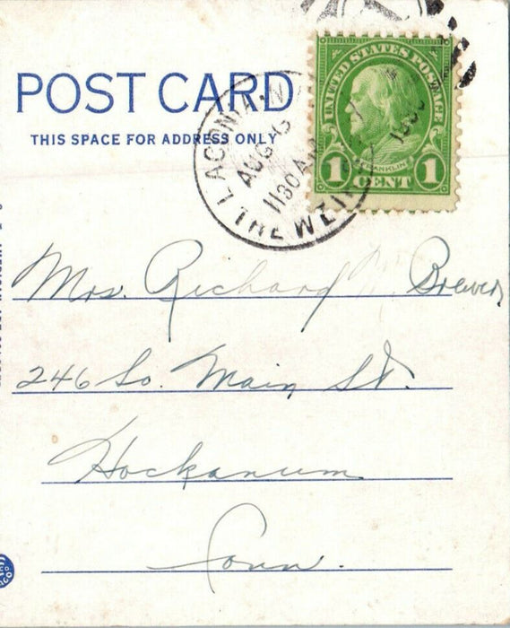 c1930s The Weirs from White Oaks, Lake Winnipesaukee, New Hampshire NH Postcard