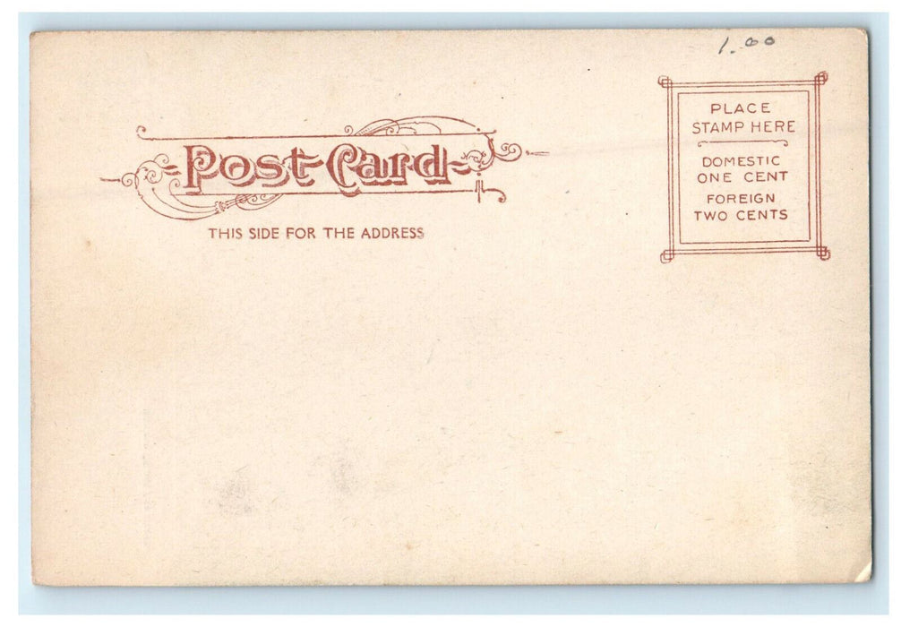 c1905s Commercial Club, Brockton Massachusetts MA Unposted Postcard