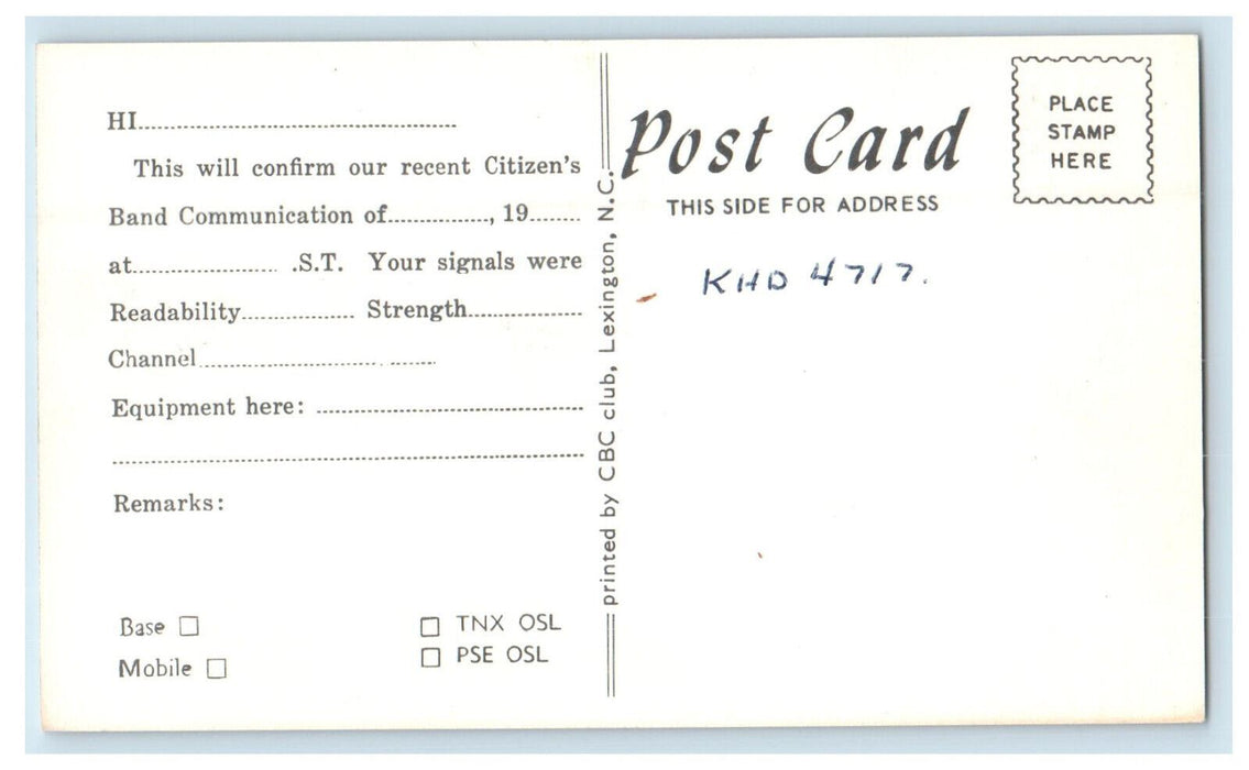c1950s Hi Neighbor! KNJ-0808 Letter from Brown Deer Wisconsin WI Postcard