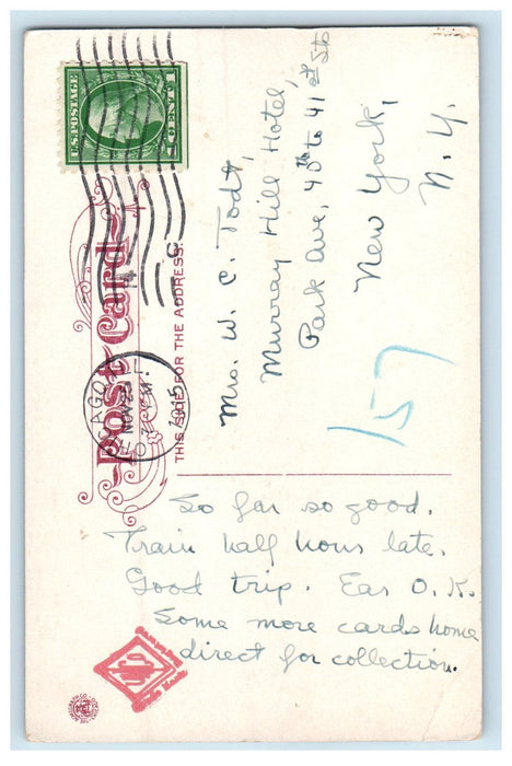 1915 Entrance to Stock Yards Chicago Illinois IL UNCO Antique Postcard