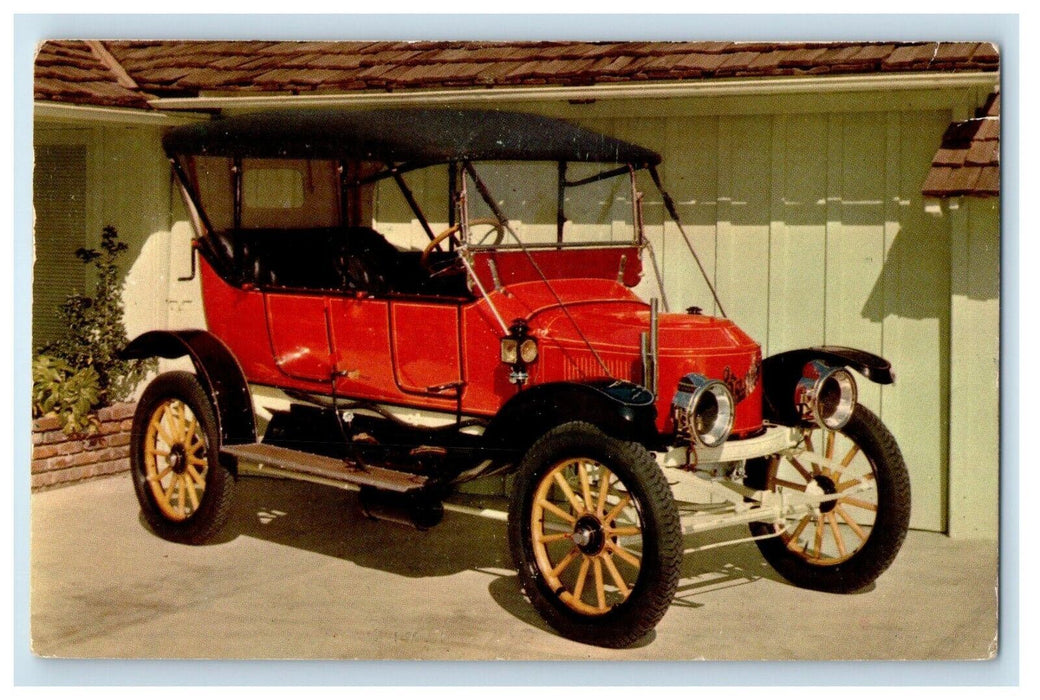 1958 Stanley Steamer Touring Nolting Ford Inc. Advertising Ballwin MO Postcard