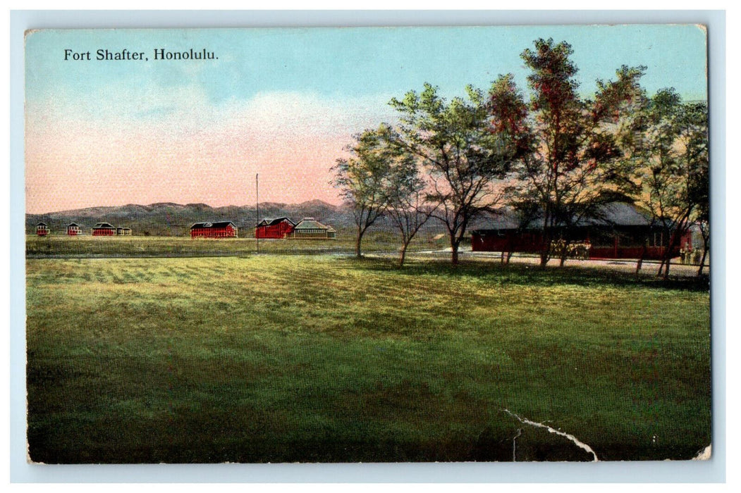 c1910 Fort Shafter Honolulu Hawaii HI Unposted Antique Postcard