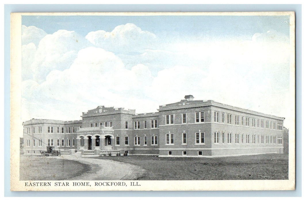 c1920s Eastern Star Home, Rockford Illinois IL Unposted Postcard