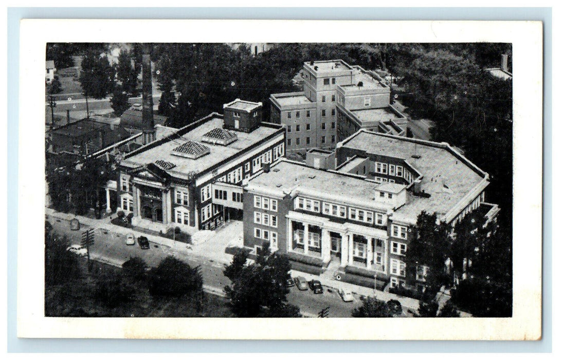 c1940s US Veterans Administration Hospital Dwight Illinois IL Unposted Postcard