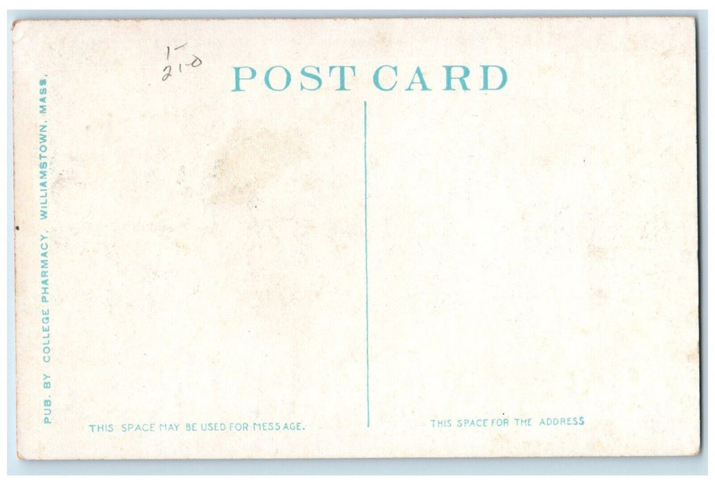 c1910's Pres Home Williams College Building Campus Williamstown MA Postcard