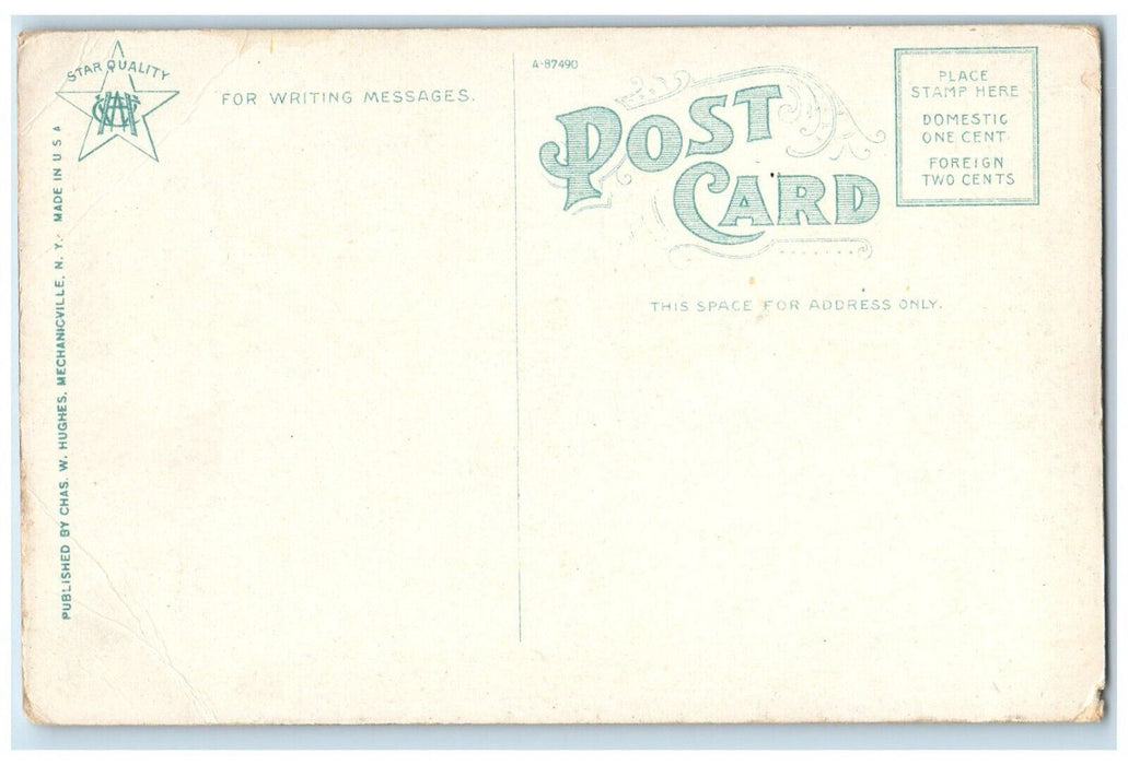 c1910's Lake Garfield Near Great Barrington Massachusetts MA Antique Postcard