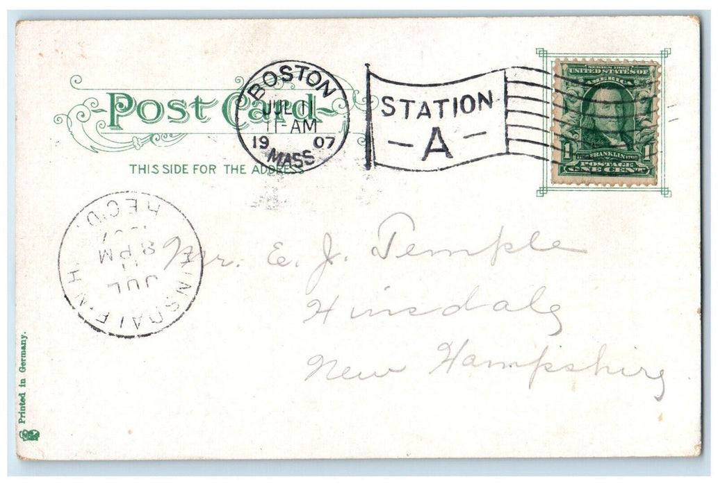 1907 Colonial Arms Easter Point Gloucester Massachusetts MA Antique Postcard