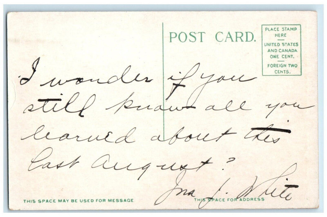 c1910's The Old Mill Nantucket Massachusetts MA Posted Antique Postcard