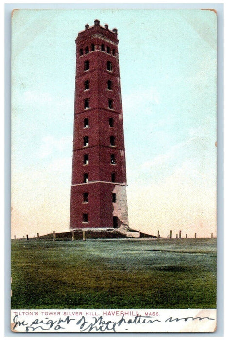 c1905 Tilton's Tower Silver Hill Haverhill Massachusetts MA Antique Postcard