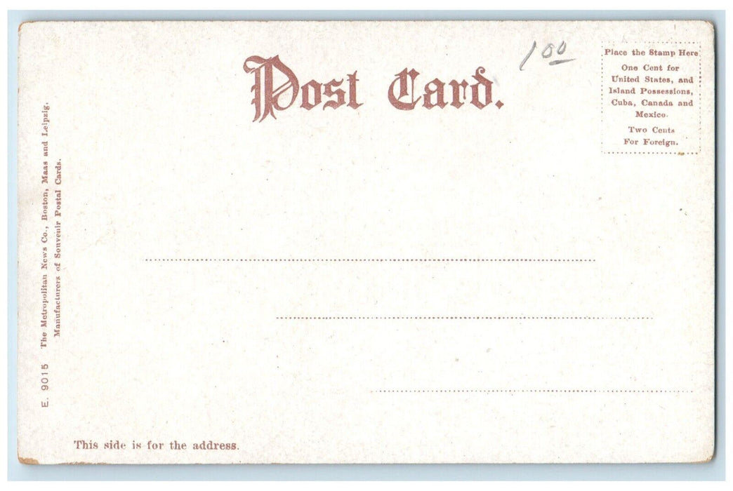 c1905 Tilton's Tower Silver Hill Haverhill Massachusetts MA Antique Postcard