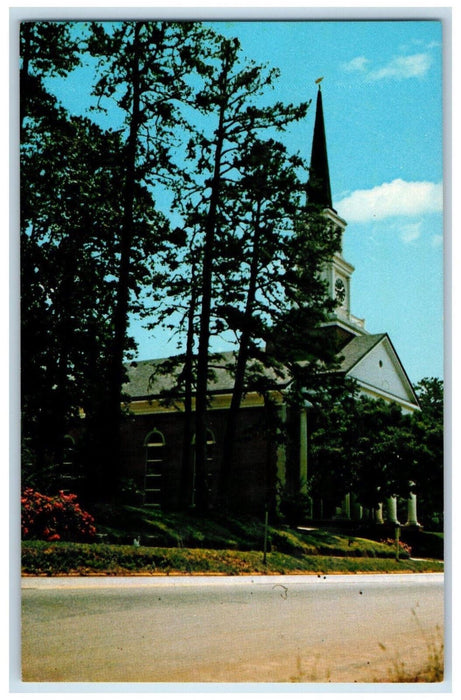 c1960's Piedmont College Chapel, Dedicated to Glory of God Demorest GA Postcard