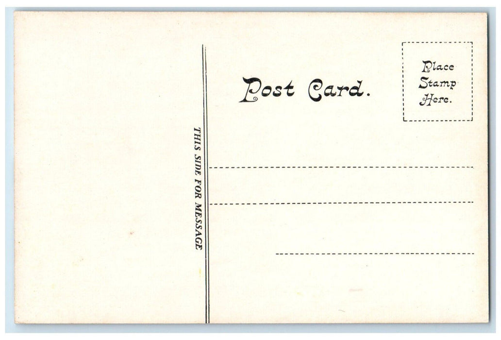 U. S. Fisheries Buildings & Hatcheries Boats Woods Hole MA Unposted Postcard