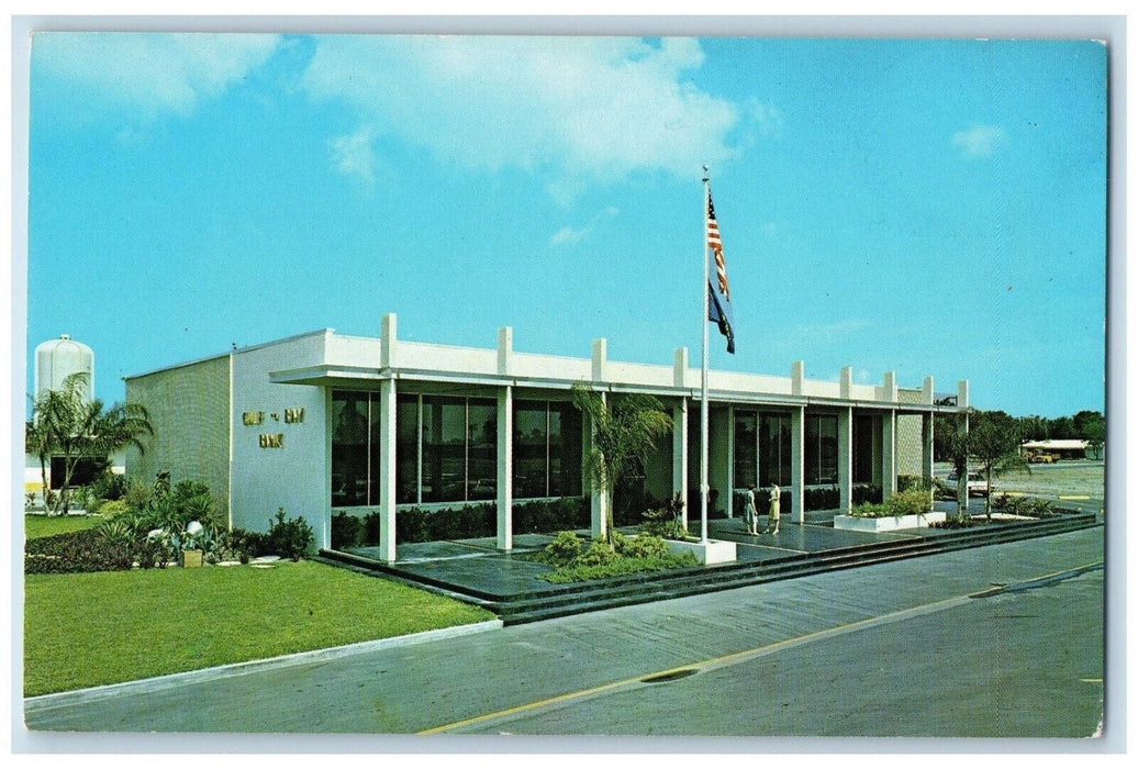 c1950's Gulf-To-Bay Bank and Trust Company Clearwater Florida FL Postcard