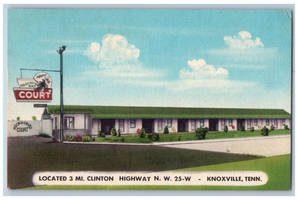 1959 Mocking Bird Court, Knoxville Tennessee TN Vintage Posted Postcard