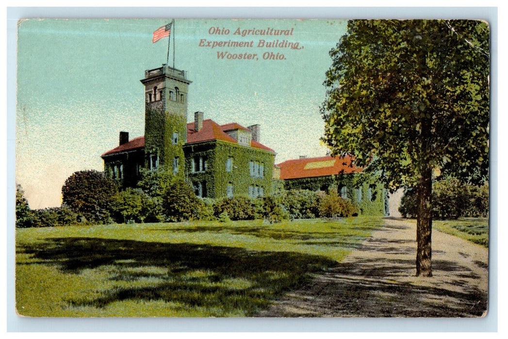 c1905 Ohio Agricultural Experiment Building Wooster Ohio OH Postcard