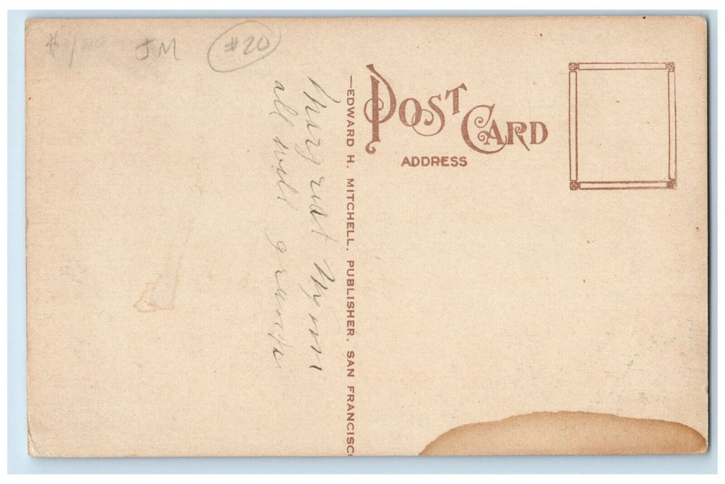 c1910 Ogden Route, South Pacific Railroad Donner Lake California CA Postcard