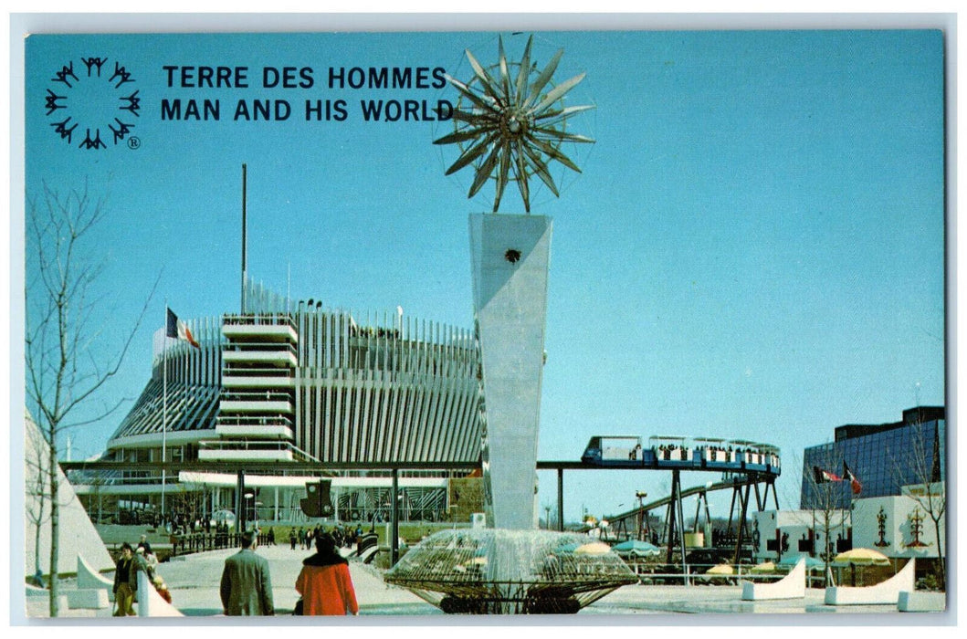 c1960s France On Ile Notre-Dame Terre Des Hommes Montreal Canada Postcard