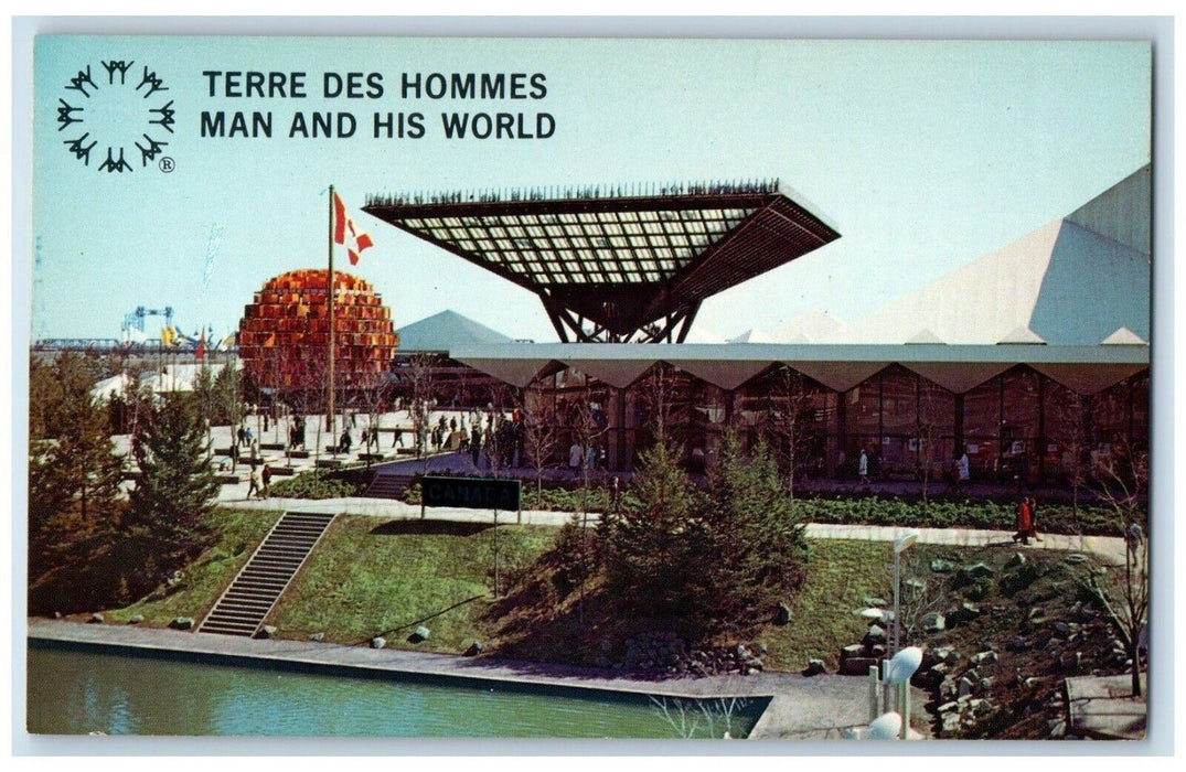 c1960s Terre Des Hommes Man and his World Memorial Expo Montreal Canada Postcard