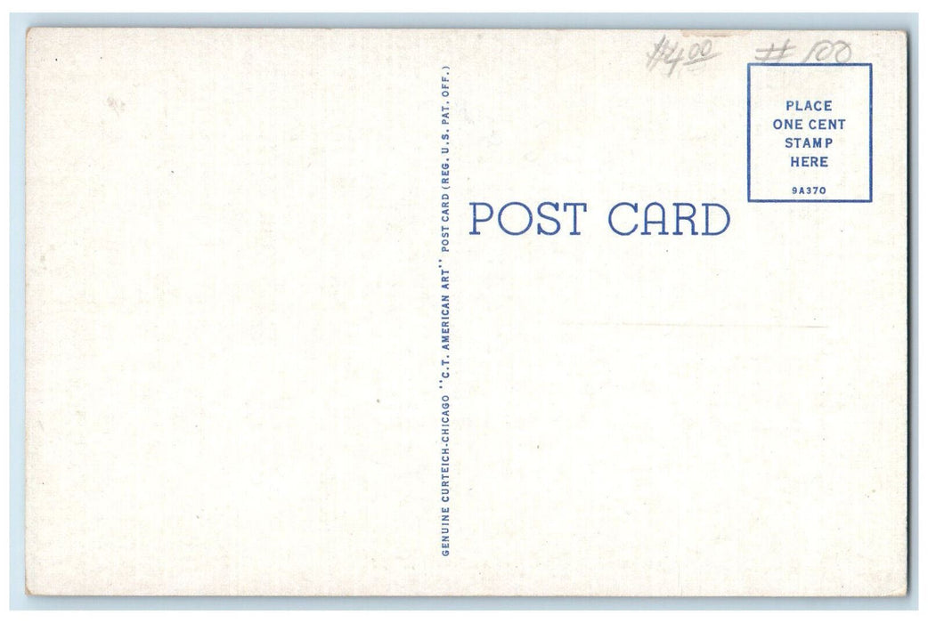 c1940s Paris Hospital Paris Illinois IL Vintage Unposted Postcard