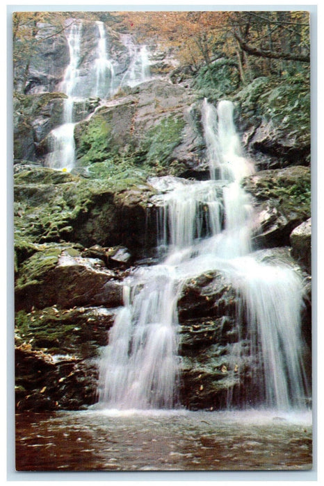 c1960s Dark Hollow Falls, Shenandoah National Park Virginia VA Postcard