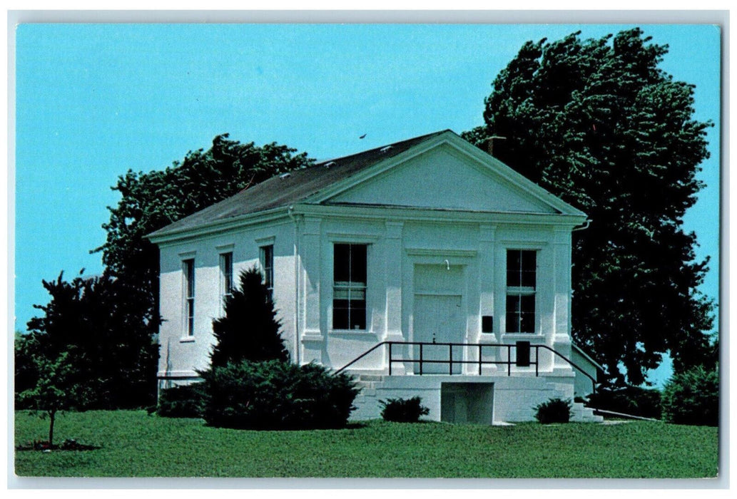 c1950s Jenny Lind Chapel, Andover Illinois IL Unposted Vintage Postcard
