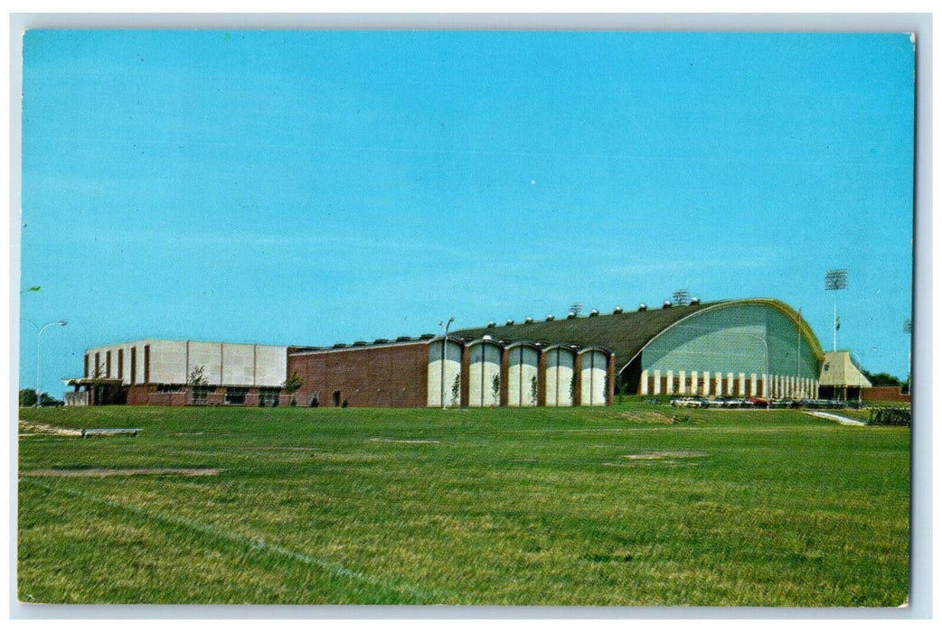 1968 Clifford E Horton Physical Education Building Normal Illinois IL Postcard